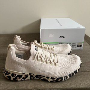 APL TechLoom Breeze - Parchment/Leopard - Women's Sz 8